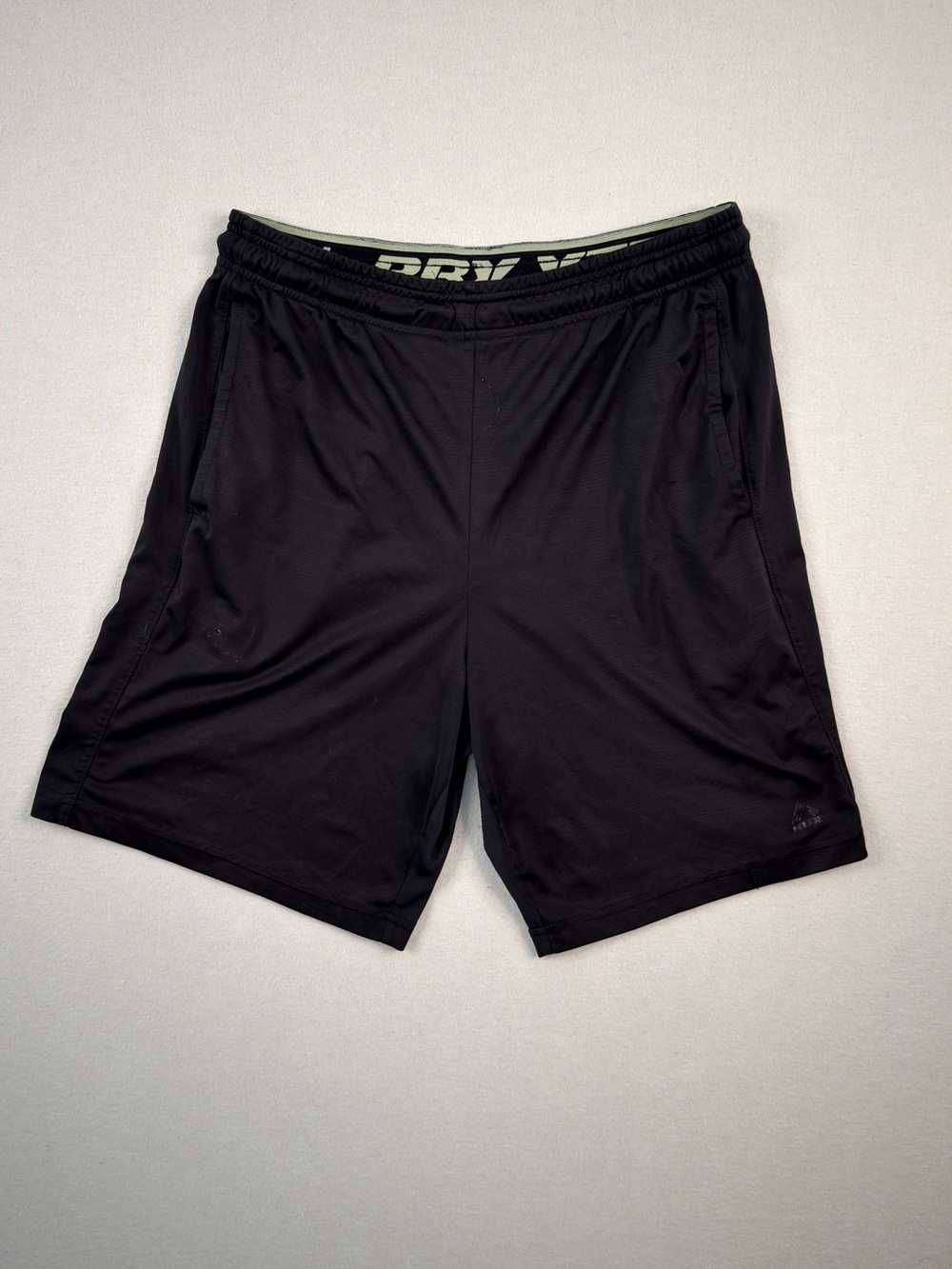 RBX Black Compression Lined Athletic Training Shorts Gymcore Y2K Size M